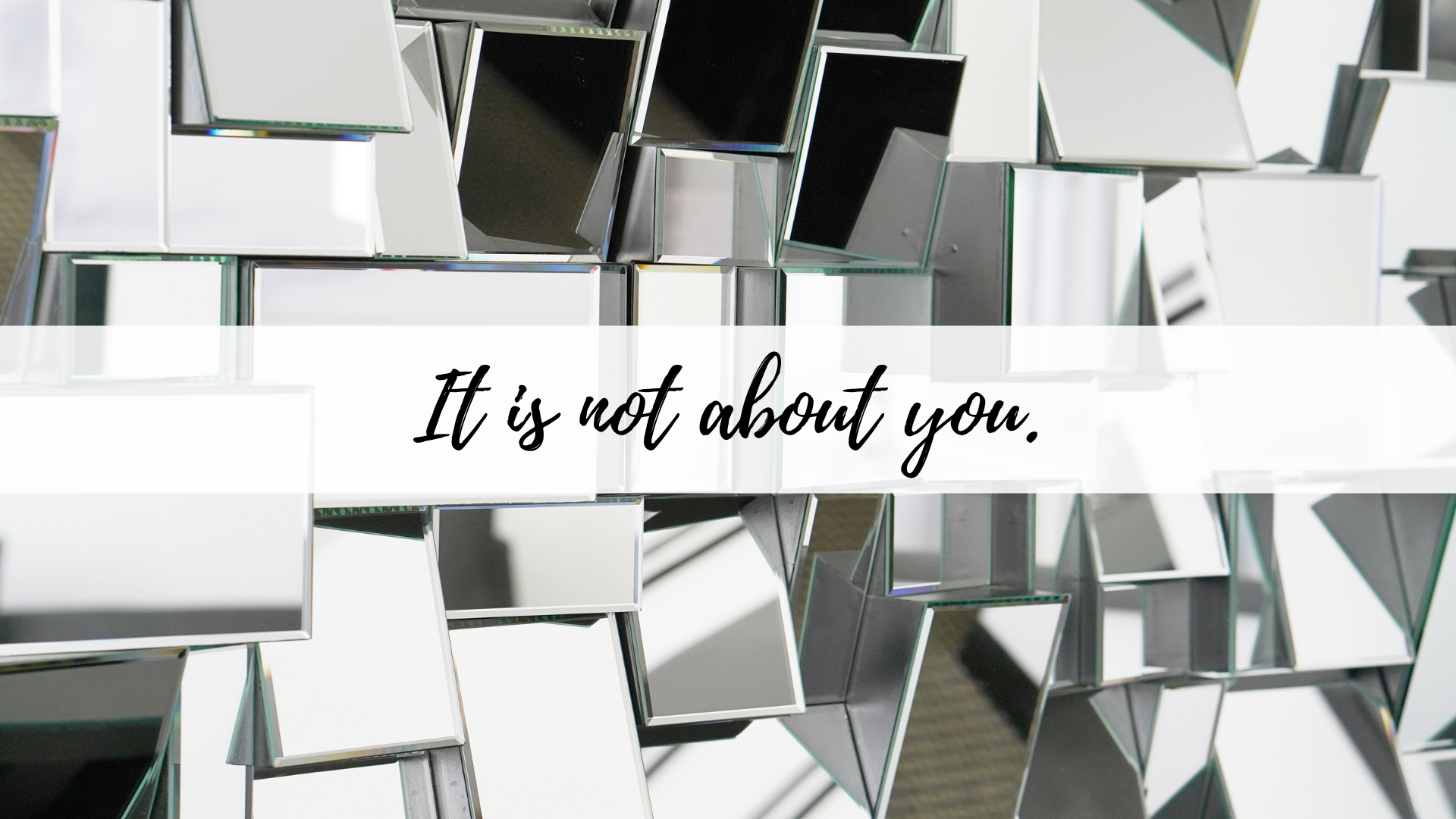 Worship is not about you!