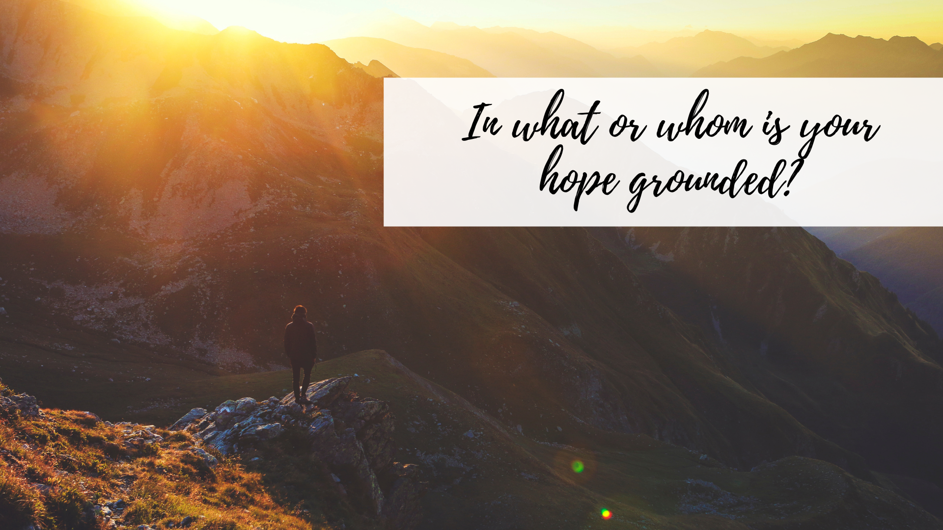 The Hope to Which He Has Called You