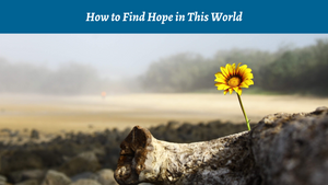 How to Find Hope in This World