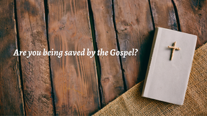 Are you being saved by the Gospel?