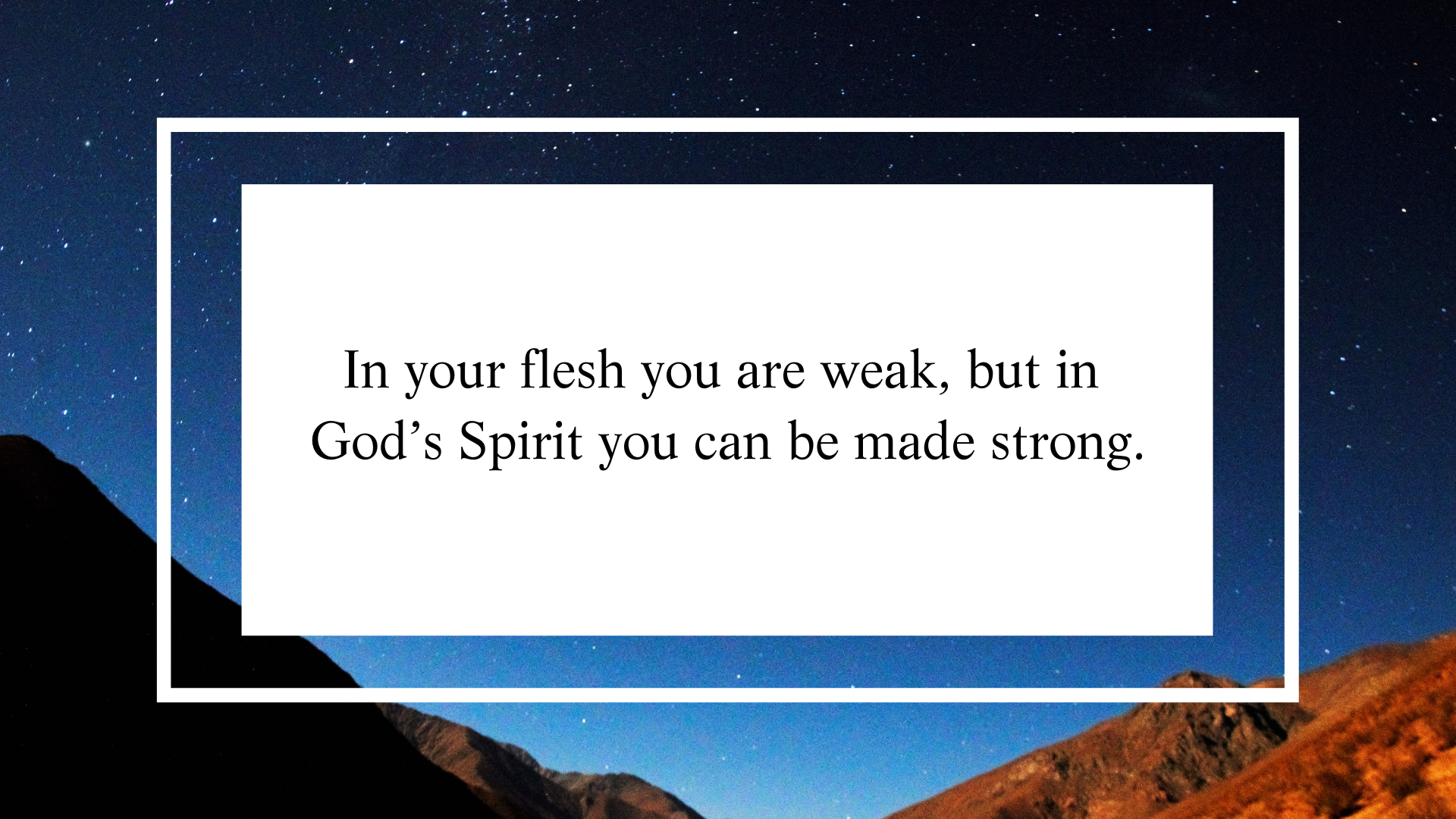 God's Spirit