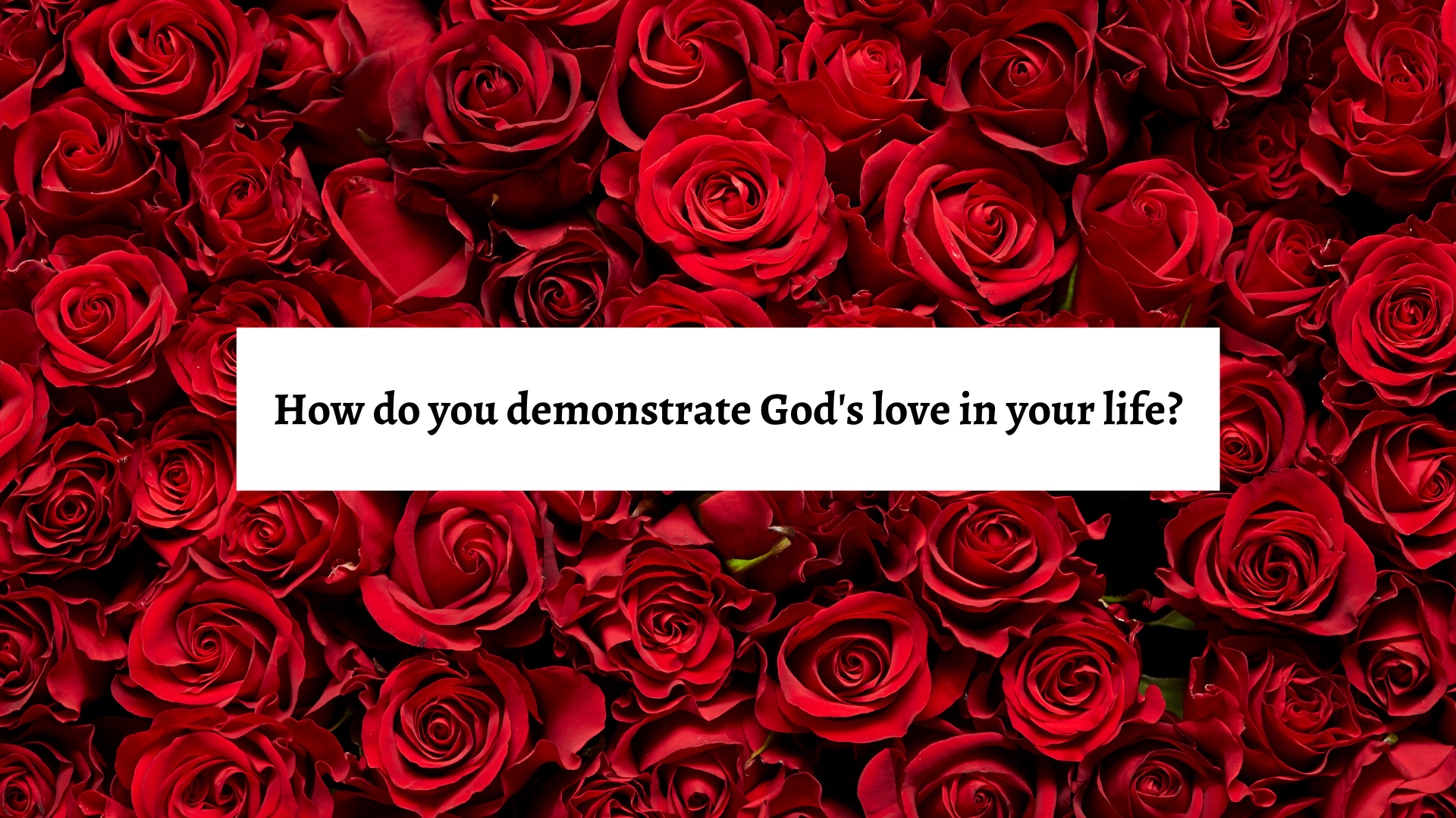 Loving in Deed and Truth