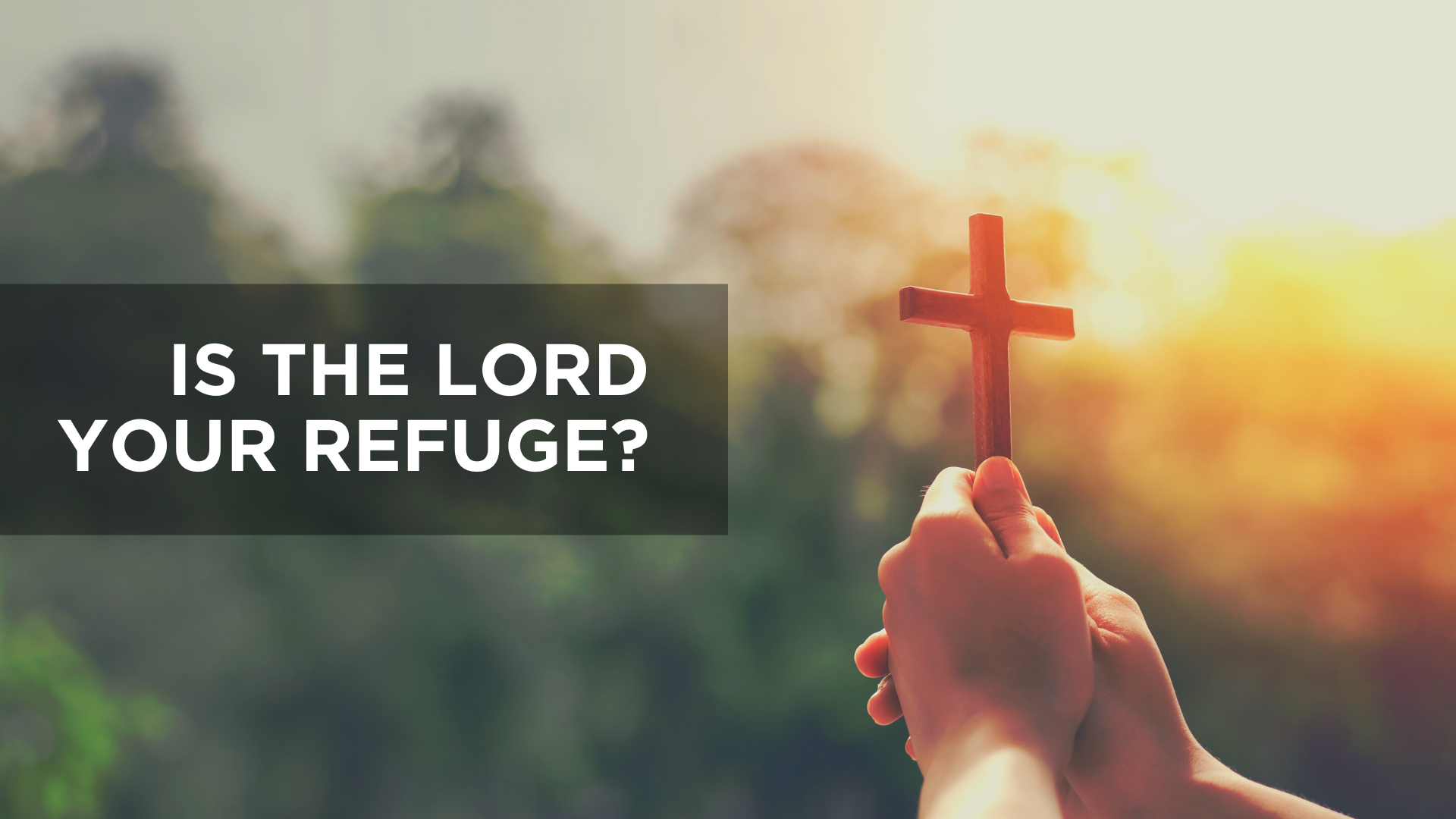 Is the Lord Your Refuge?