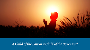 A Child of the Law or a a Child of the Covenant?