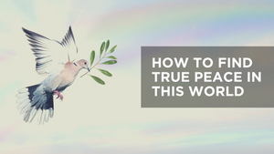 How to Find True Peace in This World