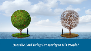 Does the Lord Bring Prosperity to His People?